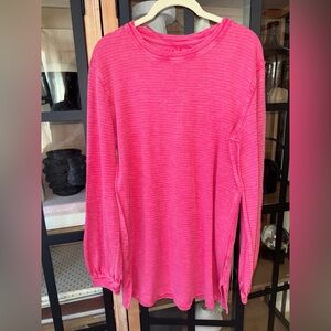 We The Free Pink Long Sleeve Top